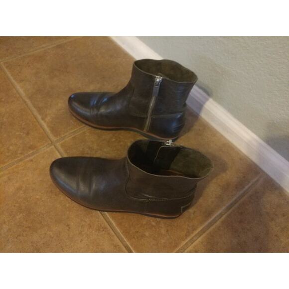 SHABBIES Amsterdam Leather Ankle Boots Size 36 US 5-5.5 - Picture 11 of 12